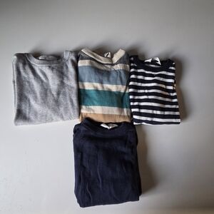 Striped and Solid Sweater Bundle